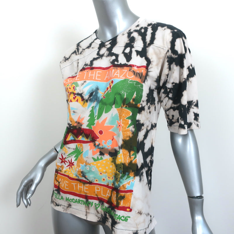 Stella McCartney x Greenpeace Save the Planet Tie Dye T-Shirt Size 38