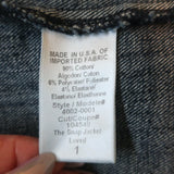 Current/Elliott The Snap Jacket Loved Wash Stretch Denim Size 1