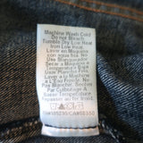 Current/Elliott The Snap Jacket Loved Wash Stretch Denim Size 1