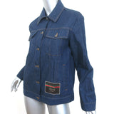 Gucci Boutique Label Jean Jacket Indigo Denim Size 36