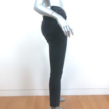 RE/DONE 90's High Rise Ankle Crop Jeans Faded Black Stretch Denim Size 27