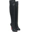Christian Louboutin Sempre Monica Over the Knee Boots Black Leather Size 36