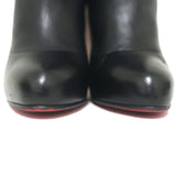 Christian Louboutin Sempre Monica Over the Knee Boots Black Leather Size 36