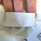 Marques Almeida Off the Shoulder Top White Size Large Drawstring Hem Blouse NEW