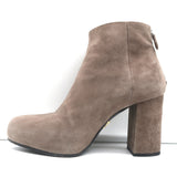 Prada Ankle Boots Taupe Suede Size 35 Hidden Platform Booties