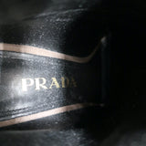 Prada Ankle Boots Taupe Suede Size 35 Hidden Platform Booties