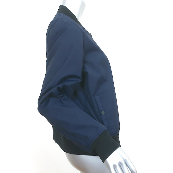 Tory Burch Tory Sport Bomber Jacket Navy Size Large