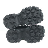 Miu Miu Platform Mary Jane Wedge Sneakers Black Leather Size 35