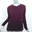 Splendid Divine Cashmere Sweater Black Cherry Dip Dye Size Extra Small