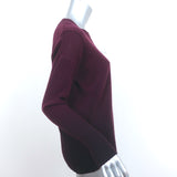 Splendid Divine Cashmere Sweater Black Cherry Dip Dye Size Extra Small