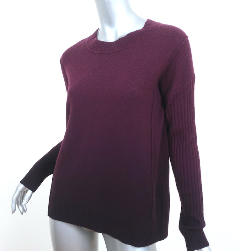 Splendid Divine Cashmere Sweater Black Cherry Dip Dye Size Extra Small