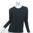 Majestic Filatures Cashmere Sweater Black Size 1 Crewneck Pullover