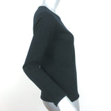 Majestic Filatures Cashmere Sweater Black Size 1 Crewneck Pullover