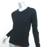 Majestic Filatures Cashmere Sweater Black Size 1 Crewneck Pullover