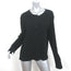 RE/DONE Thermal Henley Top Black Size Medium Long Sleeve Tee