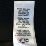 RE/DONE Thermal Henley Top Black Size Medium Long Sleeve Tee