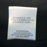 Theyskens' Theory Jose Leather Biker Jacket Navy Size Large