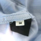 Isabel Marant Etoile Long Sleeve Shirtdress Light Blue Tonal Stripe Size 38