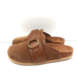 See by Chloe Clogs Gema Brown Suede Size 36 Flat Mules