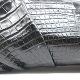 Judith Leiber Alligator Clutch Black Medium Evening Bag