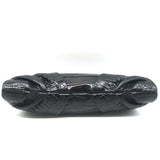 Judith Leiber Alligator Clutch Black Medium Evening Bag