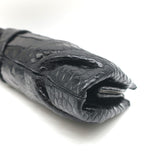Judith Leiber Alligator Clutch Black Medium Evening Bag