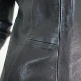 Olivier Theyskens Nator Leather Jacket Black Size 38