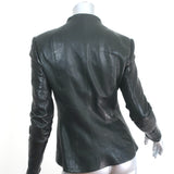 Olivier Theyskens Nator Leather Jacket Black Size 38