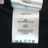 Olivier Theyskens Nator Leather Jacket Black Size 38