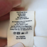 L'Agence Draped Blouse Rita Cream Silk Size Extra Extra Small Long Sleeve Top