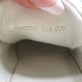 Gucci Loved Embroidered Ace Sneakers White Leather Size 36.5