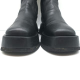 Gia Borghini GIA x RHW Rosie 11 Platform Ankle Boots Black Leather Size 37