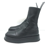 Gia Borghini GIA x RHW Rosie 11 Platform Ankle Boots Black Leather Size 37
