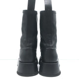 Gia Borghini GIA x RHW Rosie 11 Platform Ankle Boots Black Leather Size 37