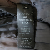 Giorgio Brato Zodiac Patch Leather Bomber Jacket Army Green Size 42