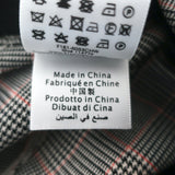 3.1 Phillip Lim Checked Jogger Pants Gray/Black Stretch Wool-Cotton Size 4