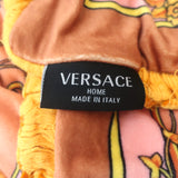 Versace Home Velvet Throw Blanket Pink Floral Vase Print