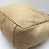 Yves Saint Laurent Multy Hobo Beige Leather Medium Shoulder Bag