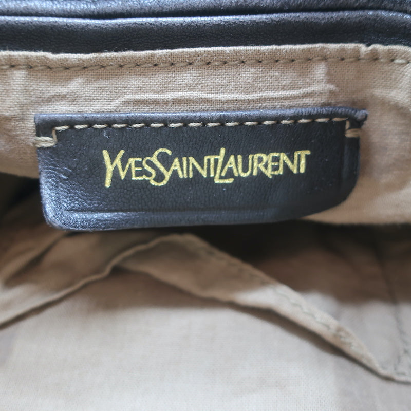 Yves Saint Laurent Multy Hobo Beige Leather Medium Shoulder Bag