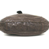 Chloe Bay Large Crossbody Bag Brown Leather