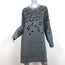 Rag & Bone Sweater Dress Isadora Gray Leopard Jacquard Knit Size Large