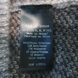 Rag & Bone Sweater Dress Isadora Gray Leopard Jacquard Knit Size Large