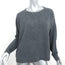 Current/Elliott Destroyed Knit Sweater Dark Gray Wool-Cashmere Size 1