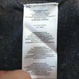 Current/Elliott Destroyed Knit Sweater Dark Gray Wool-Cashmere Size 1