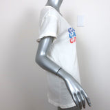 Current/Elliott California Crew Neck T-Shirt Ivory Size 2 Short Sleeve Top NEW