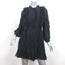 Ulla Johnson Ruffle Mini Dress Presley Black Polka Dot Cotton-Blend Size 4