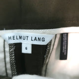 Helmut Lang Belted Military Patch Mini Skirt Army Green Size 6