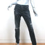 Dsquared2 Distressed Jeans Black Stretch Denim Size 38
