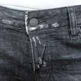 Dsquared2 Distressed Jeans Black Stretch Denim Size 38