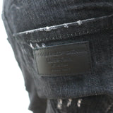Dsquared2 Distressed Jeans Black Stretch Denim Size 38